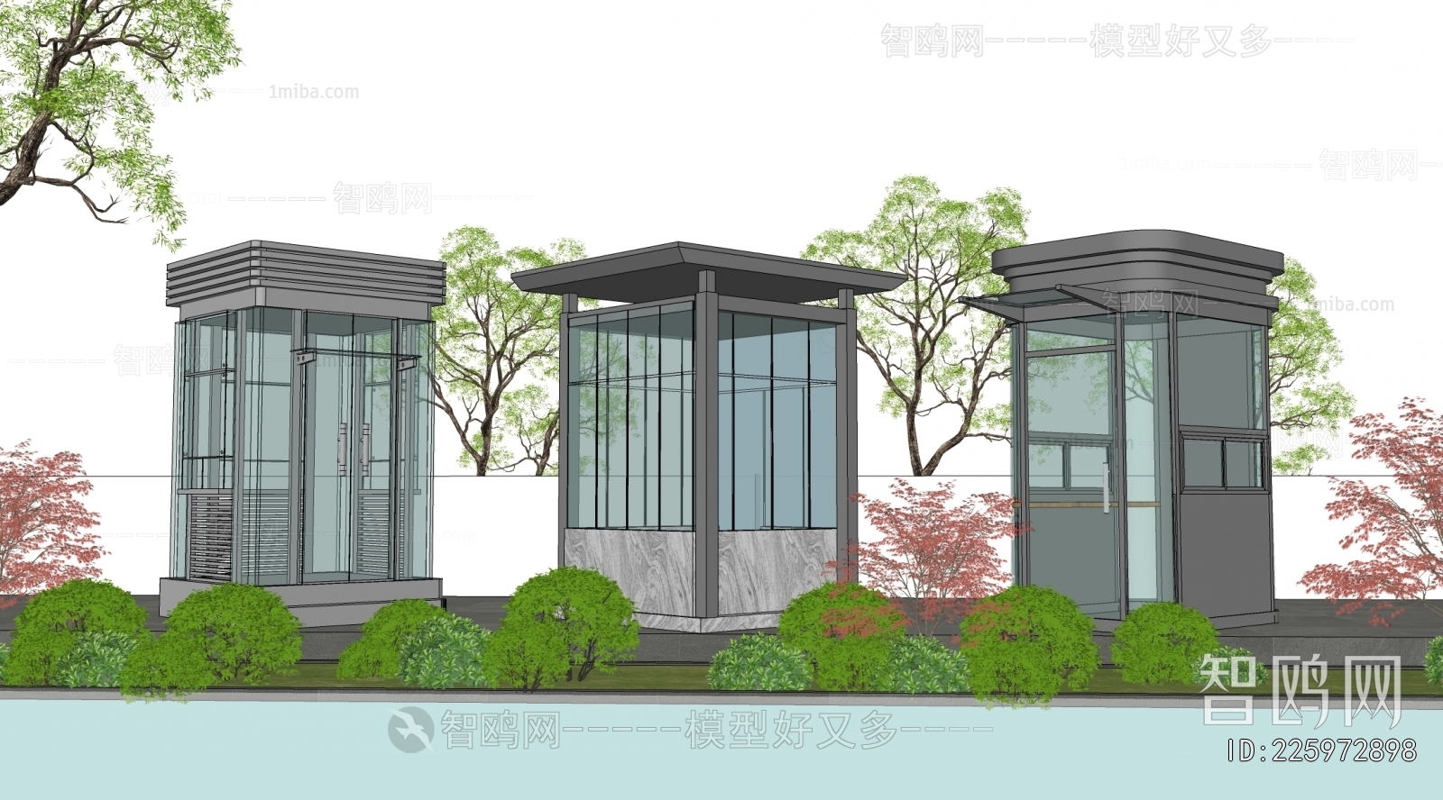 Modern Security Booth