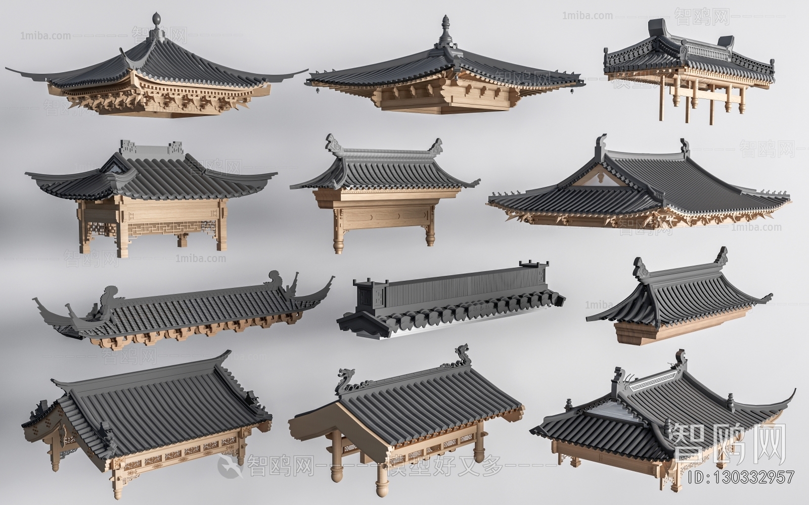 Chinese Style Building Component