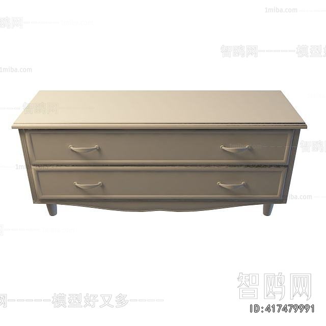 Simple European Style Side Cabinet