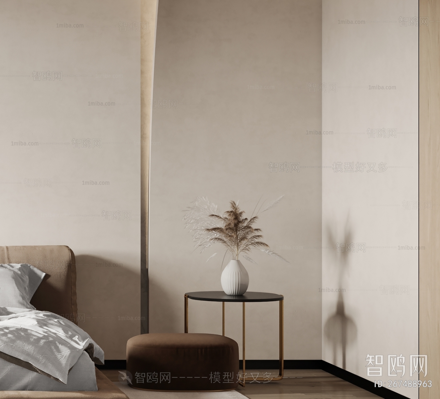 Wabi-sabi Style Bedroom