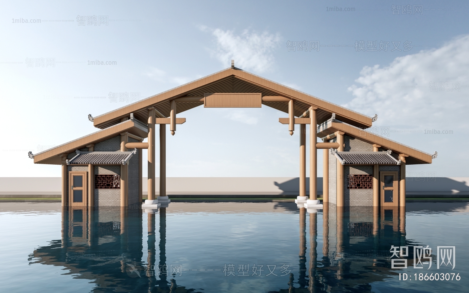 New Chinese Style Facade Element