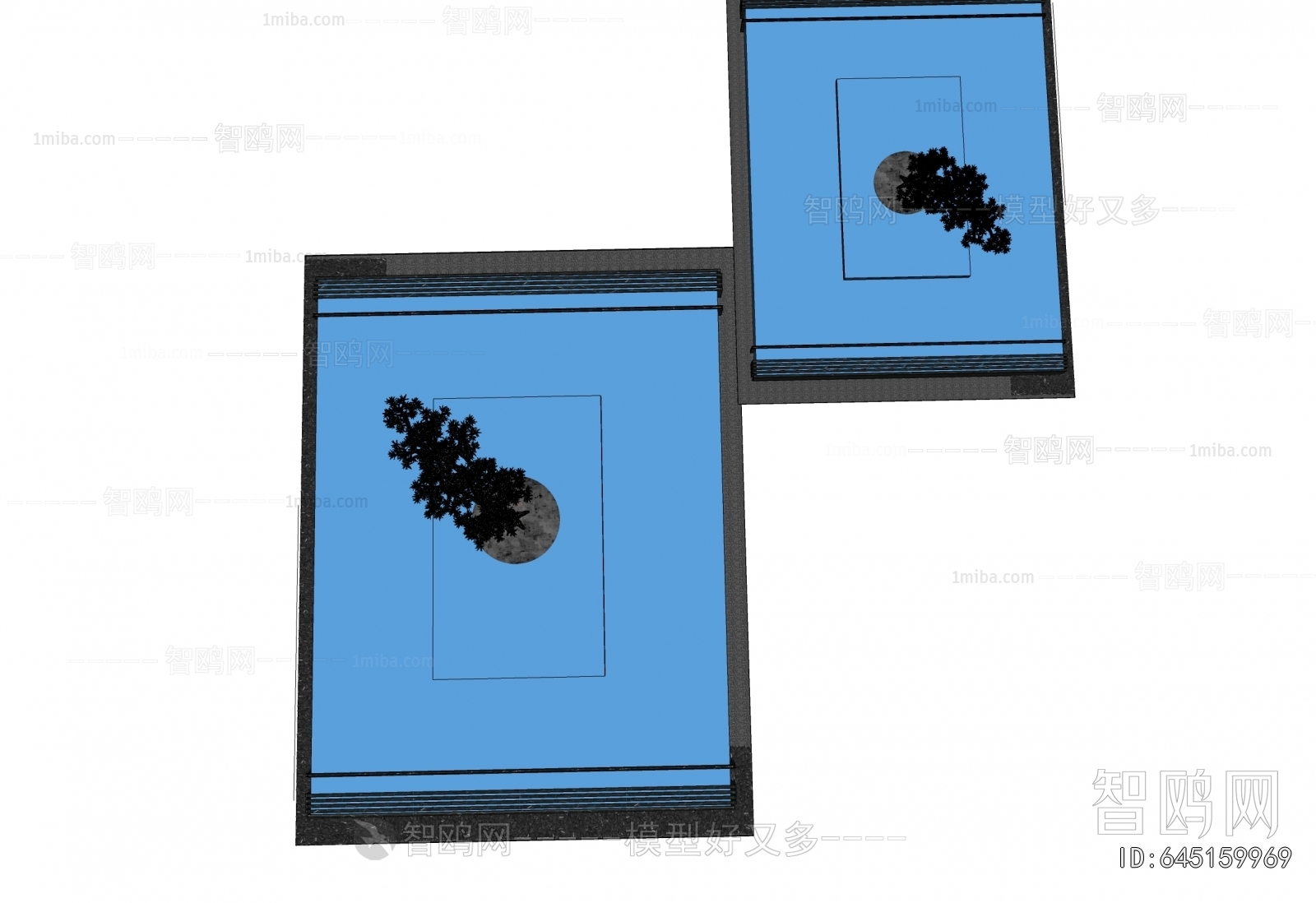 Modern Rockery Waterscape