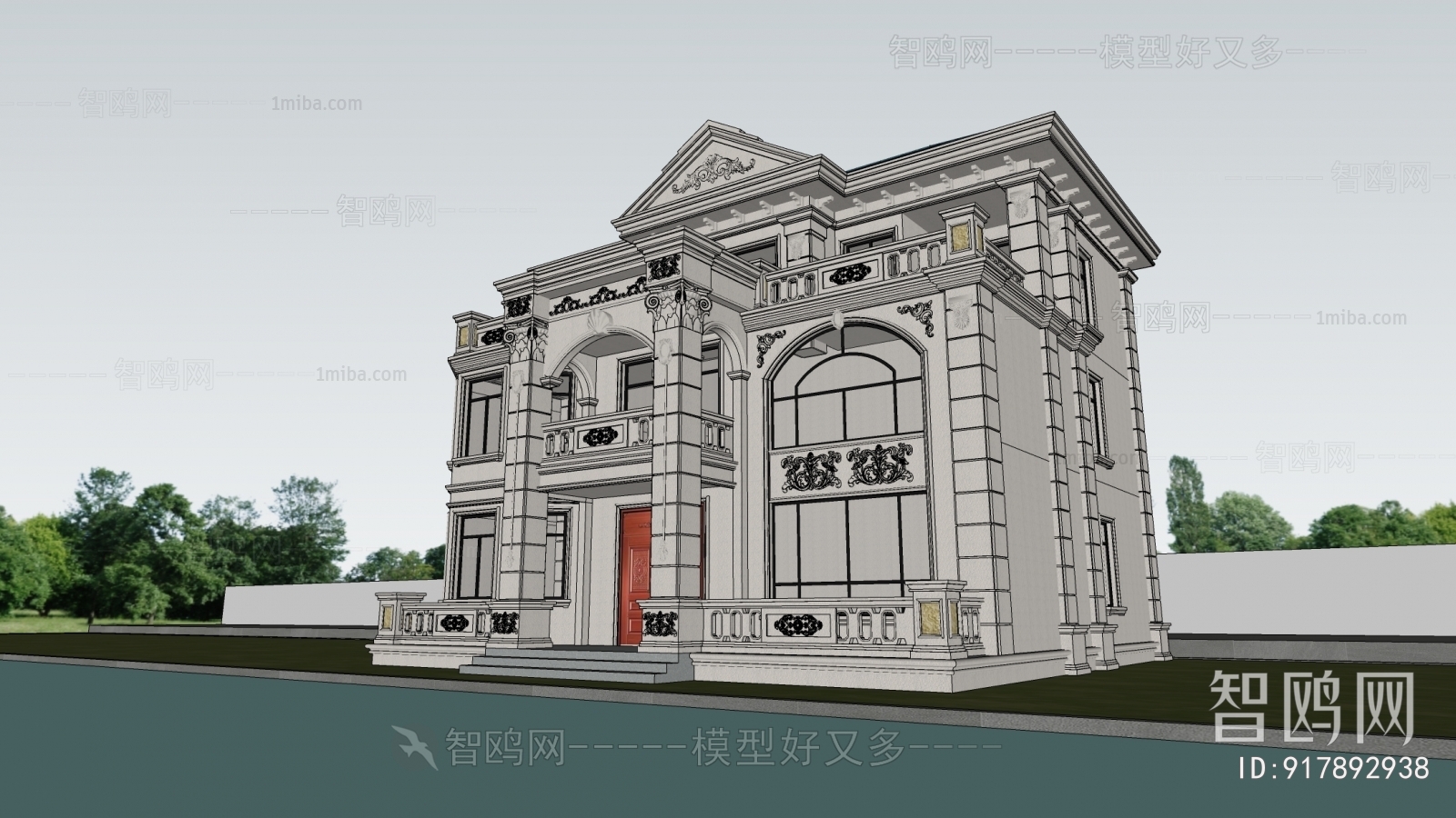 Simple European Style Detached Villa