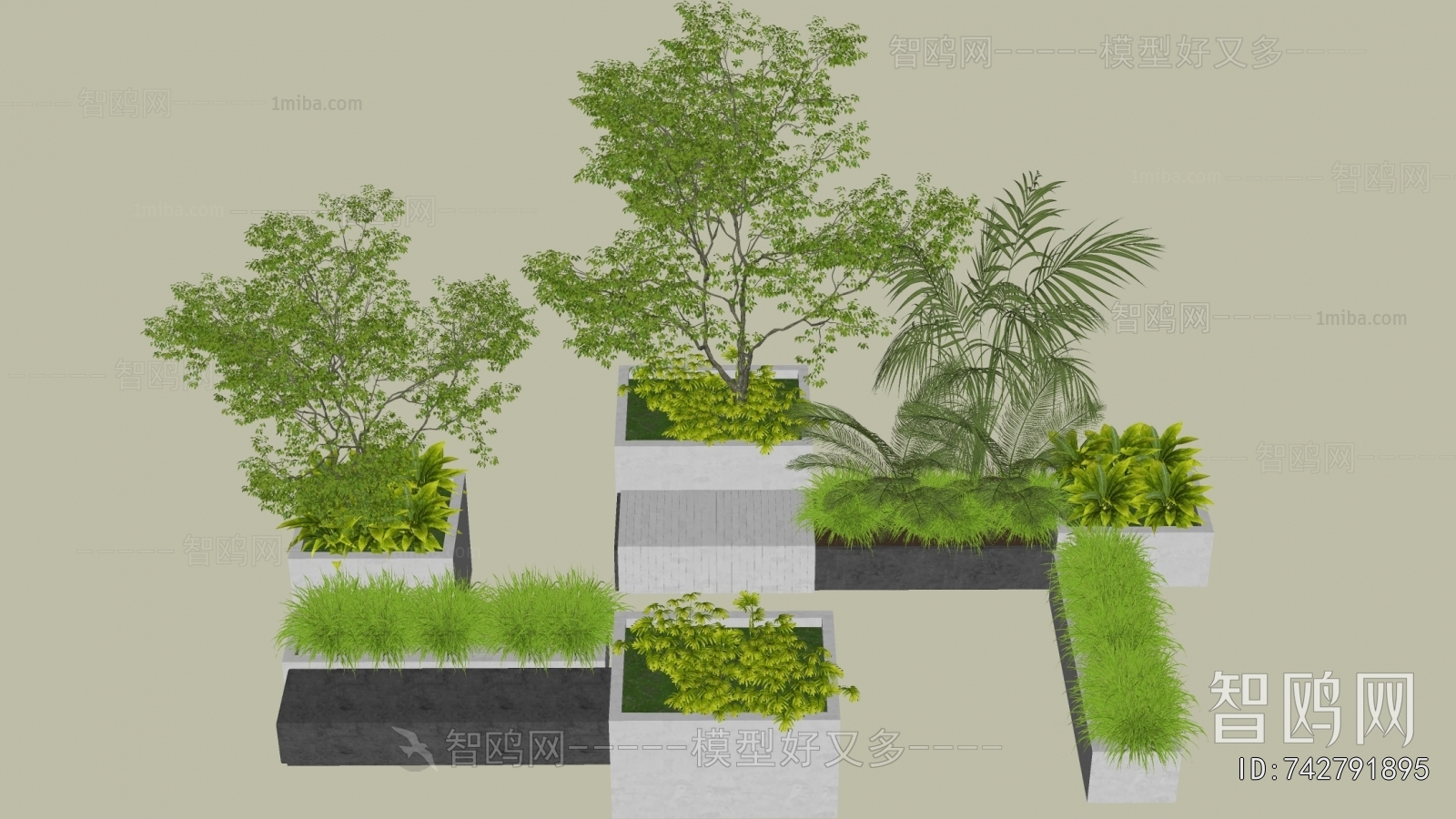 Modern Flower Bed, Flower Bowl, Flower Box