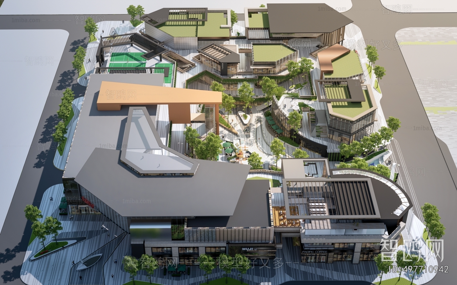 Modern Appearance Of Commercial Building