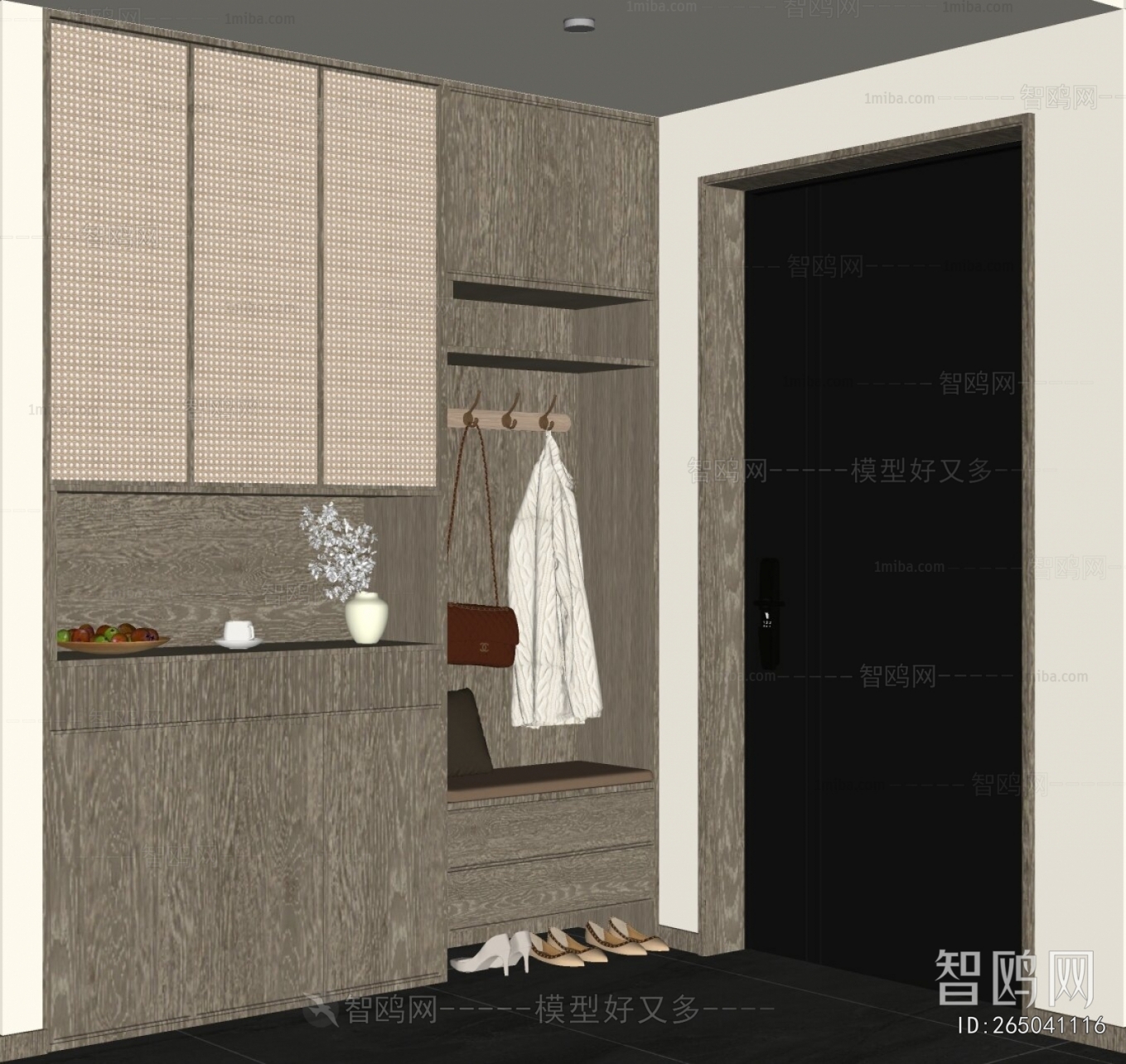 New Chinese Style Shoe Cabinet