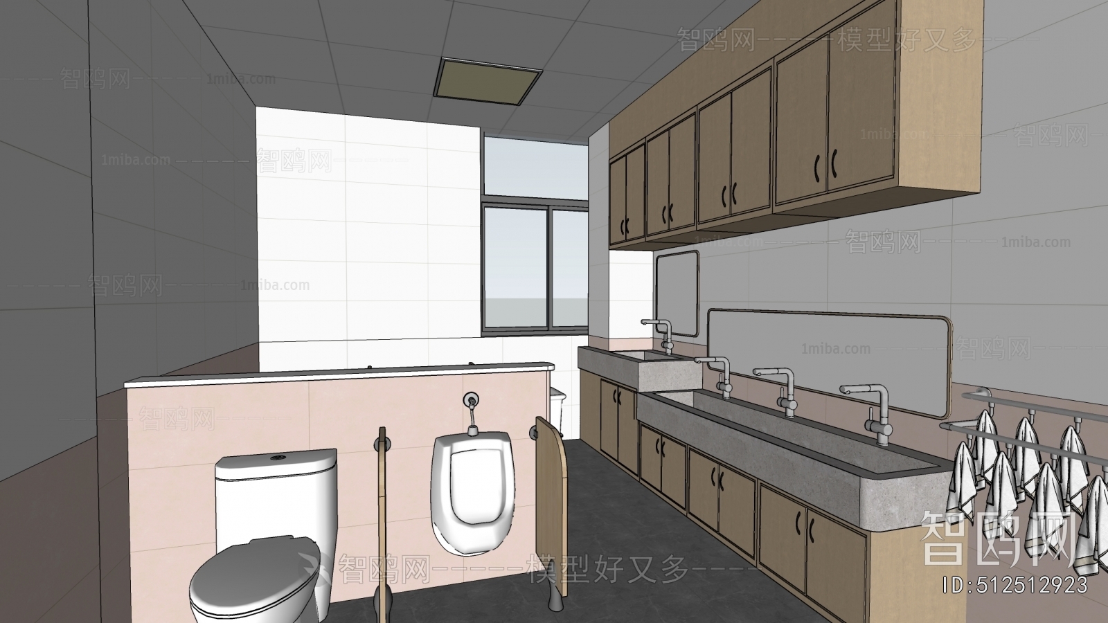 Modern Children's Restroom