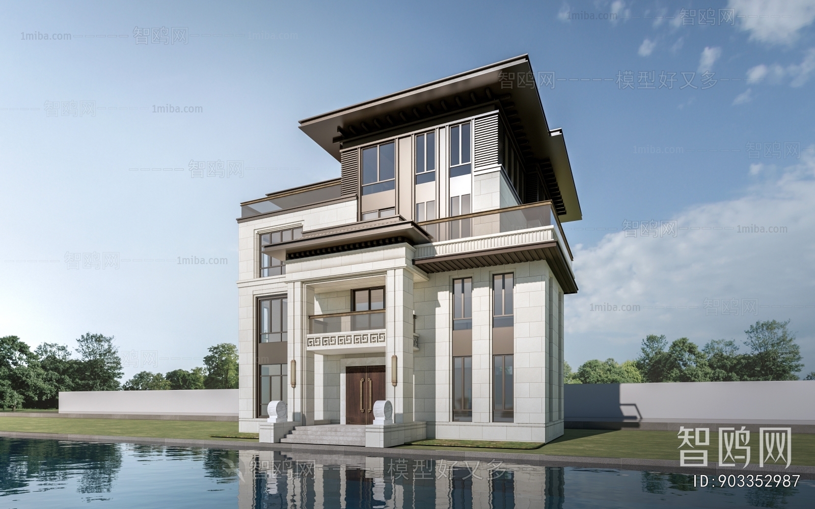 Simple European Style Detached Villa