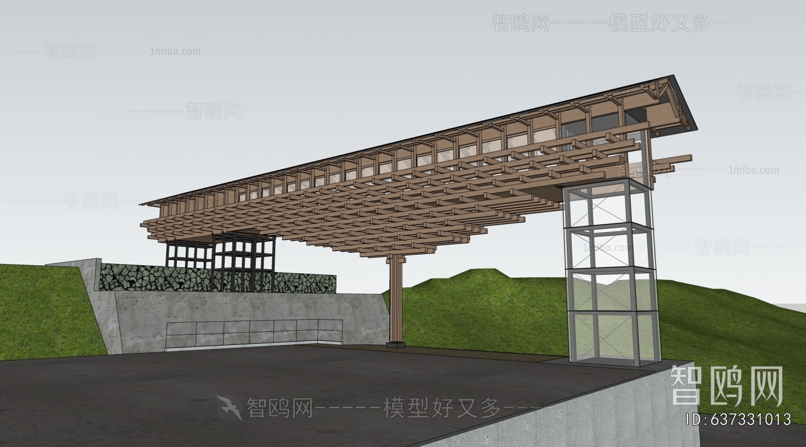 New Chinese Style Facade Element