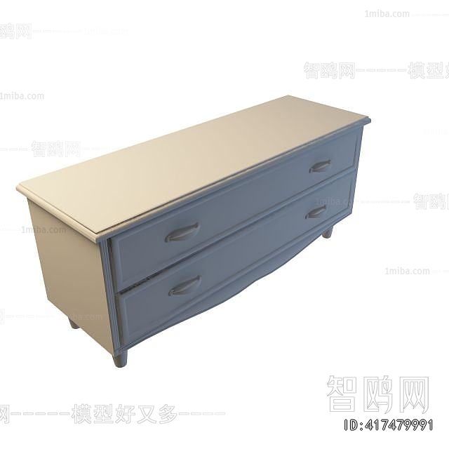 Simple European Style Side Cabinet