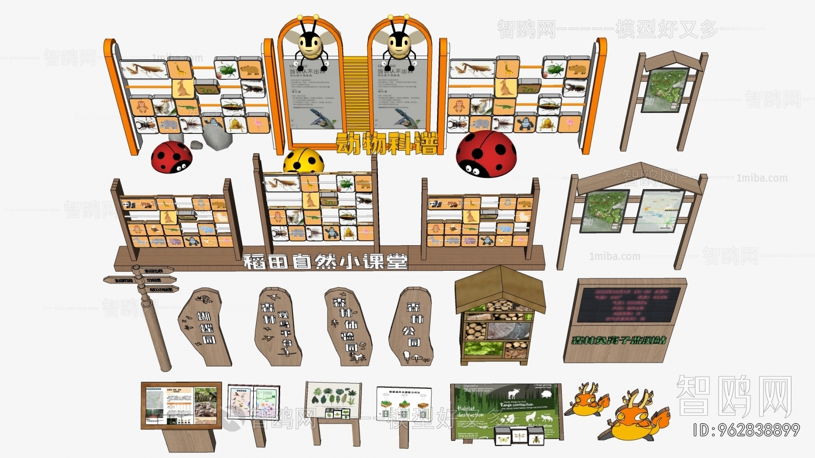 Modern Guide Board/bulletin Board