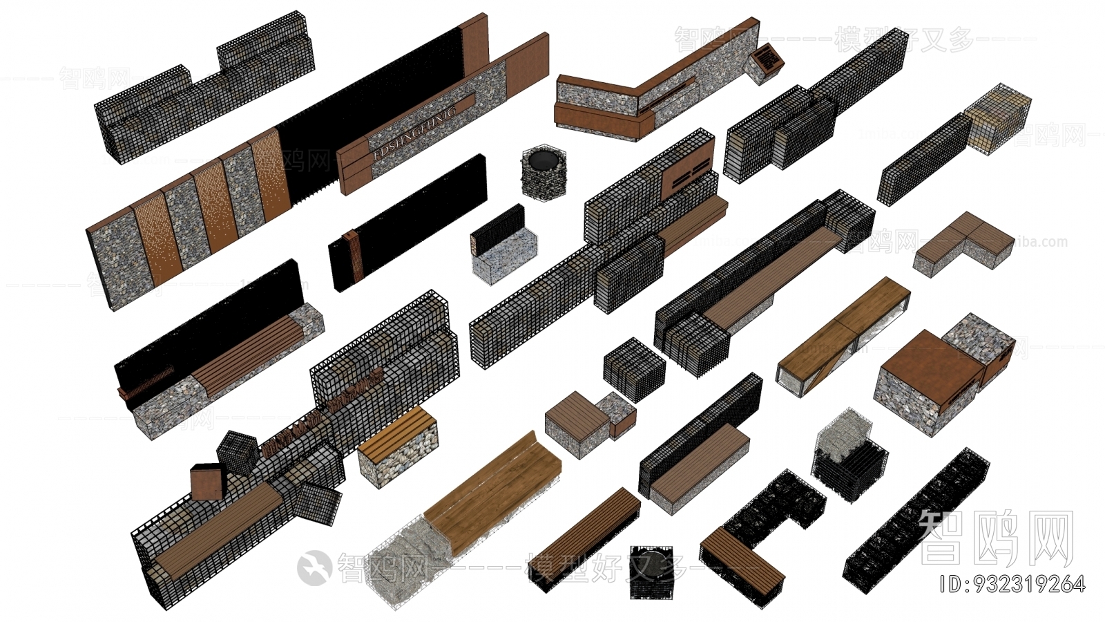 New Chinese Style Landscape Wall