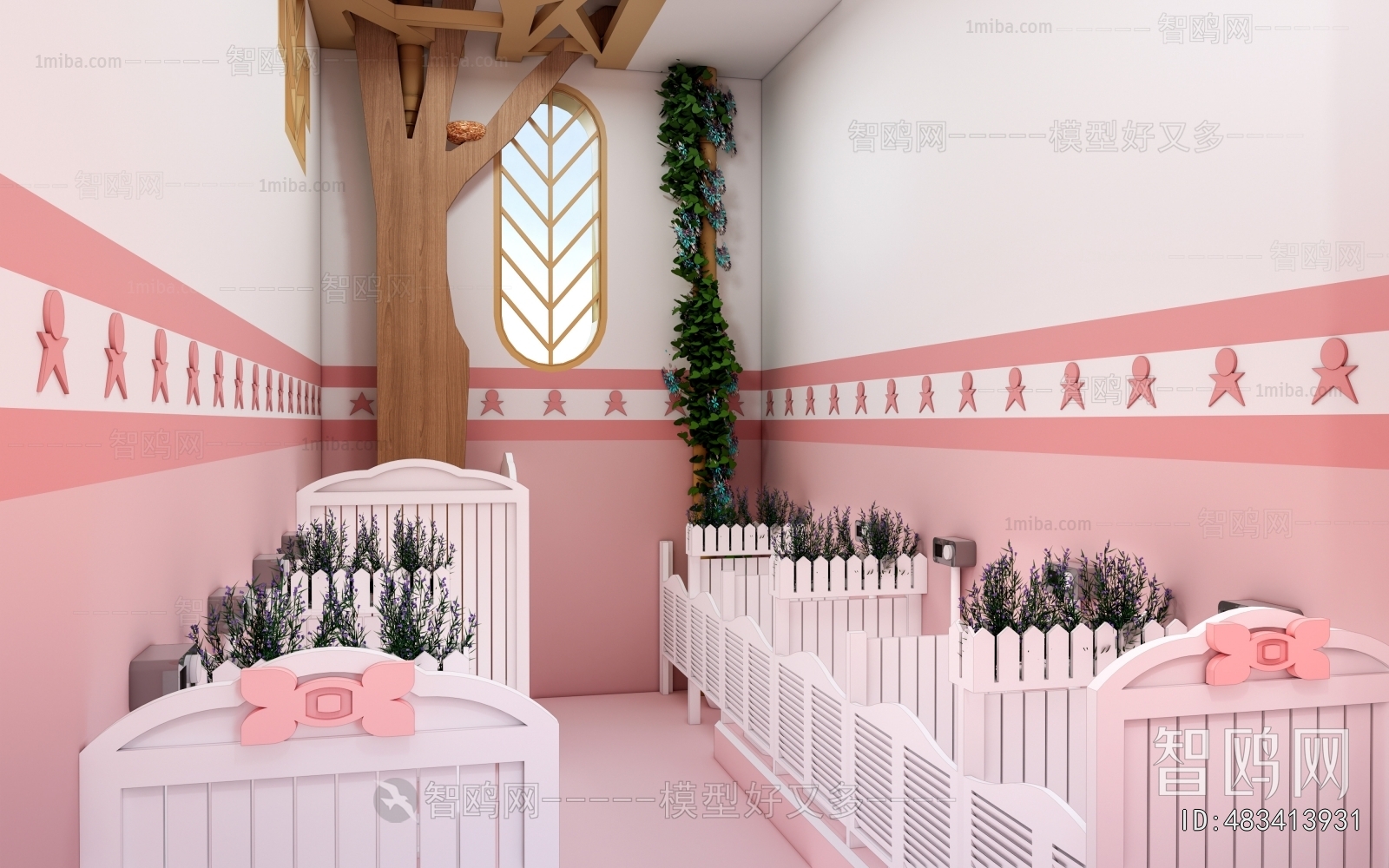 Modern Children's Restroom