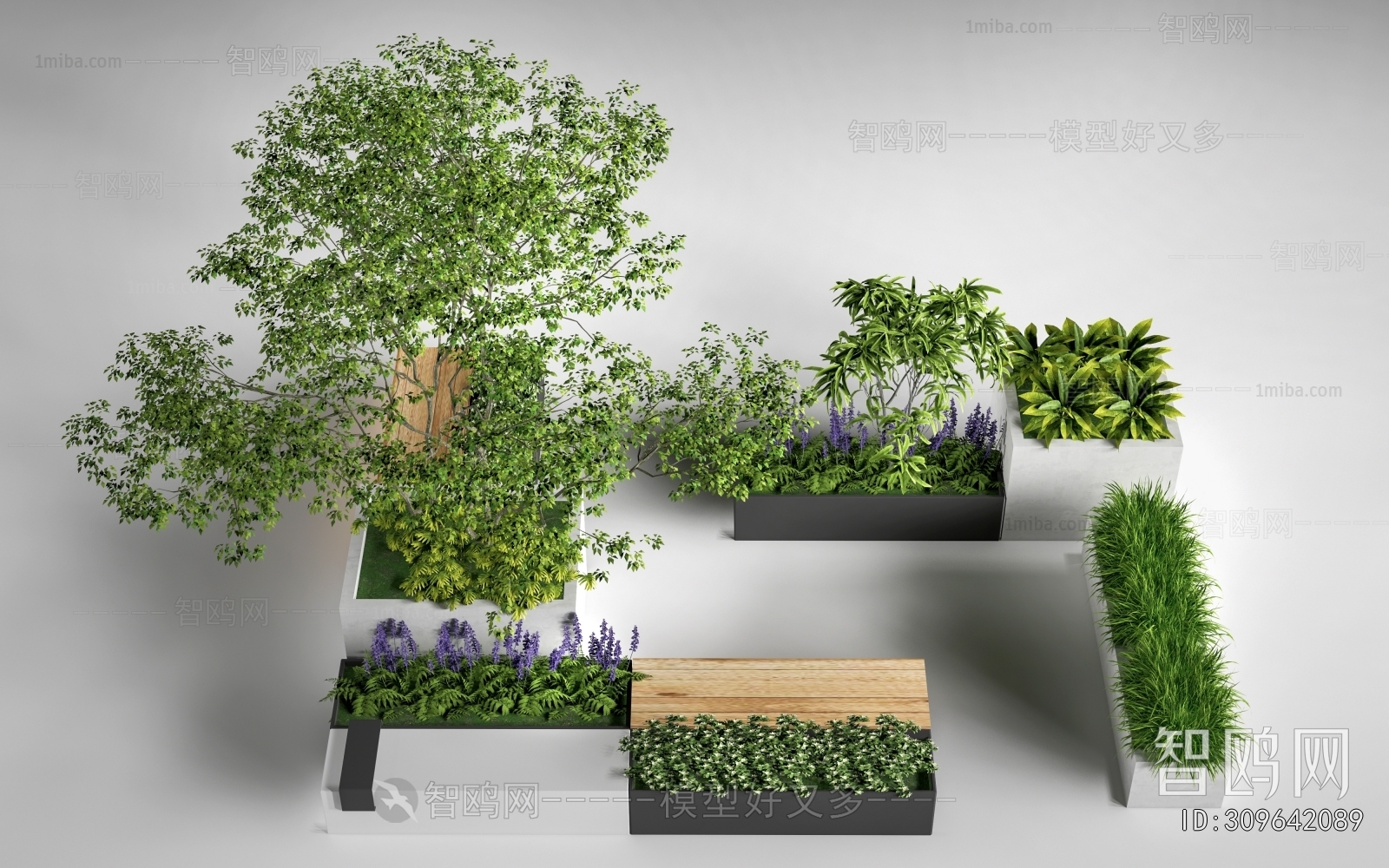 Modern Flower Bed, Flower Bowl, Flower Box