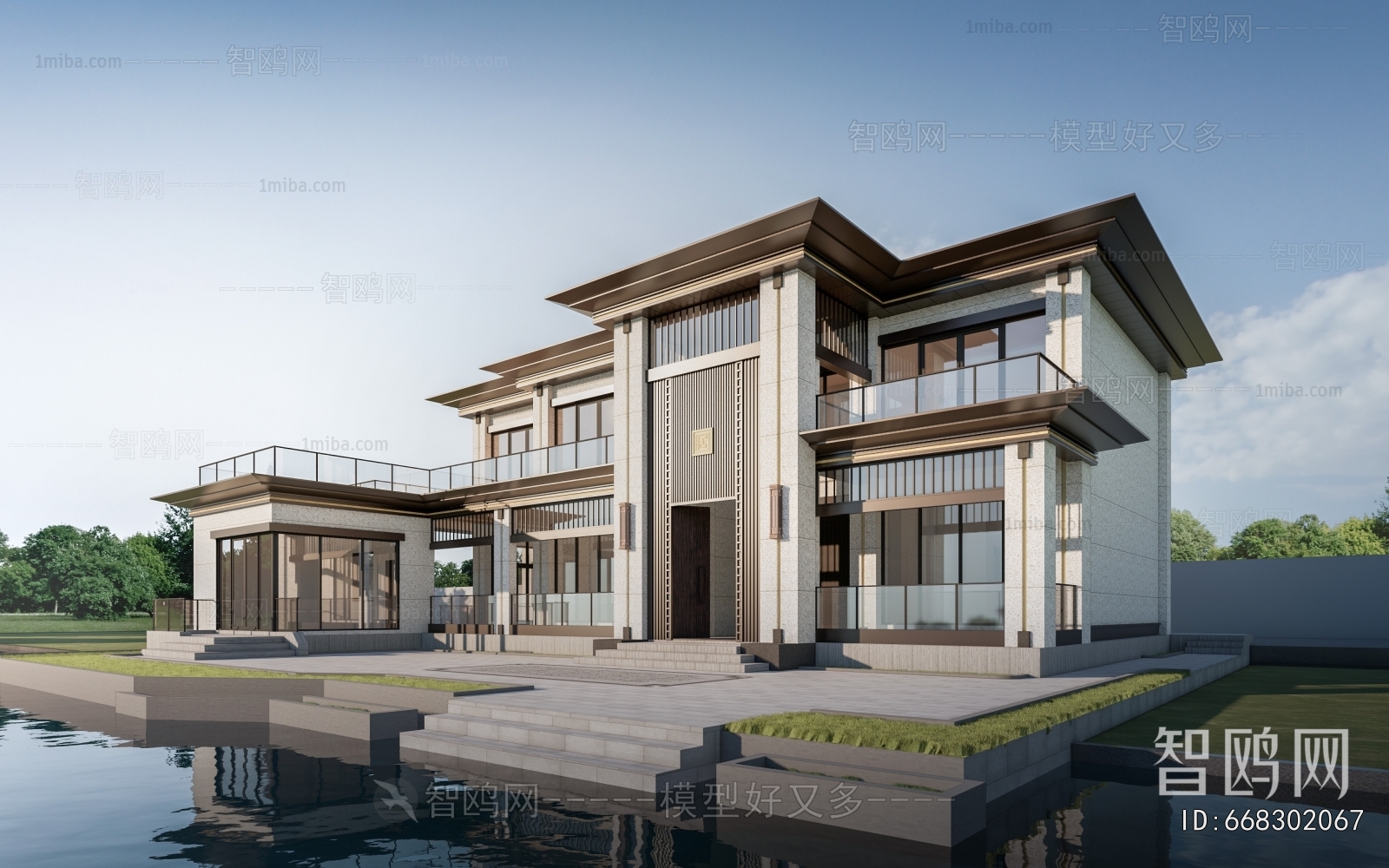 New Chinese Style Detached Villa