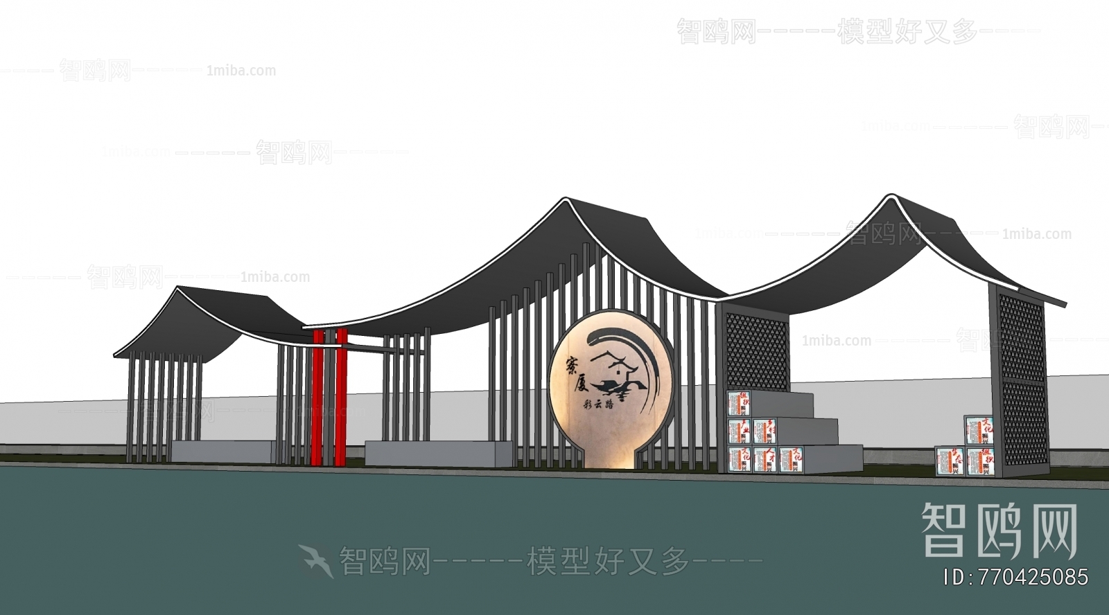 New Chinese Style Gallery Frame