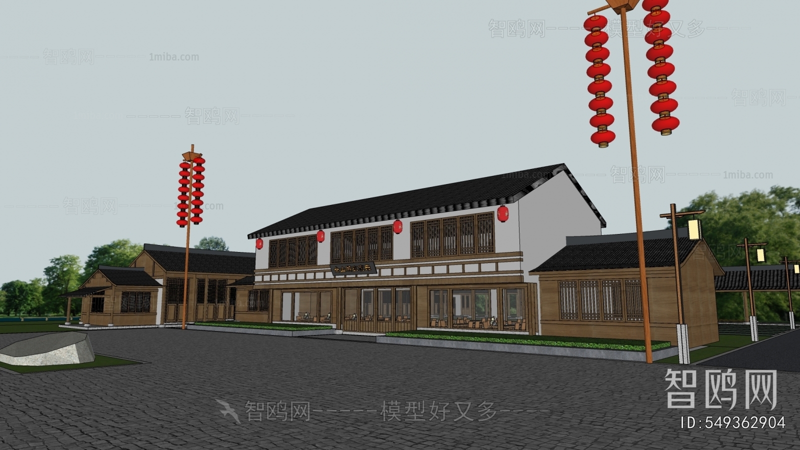 新中式民宿建筑