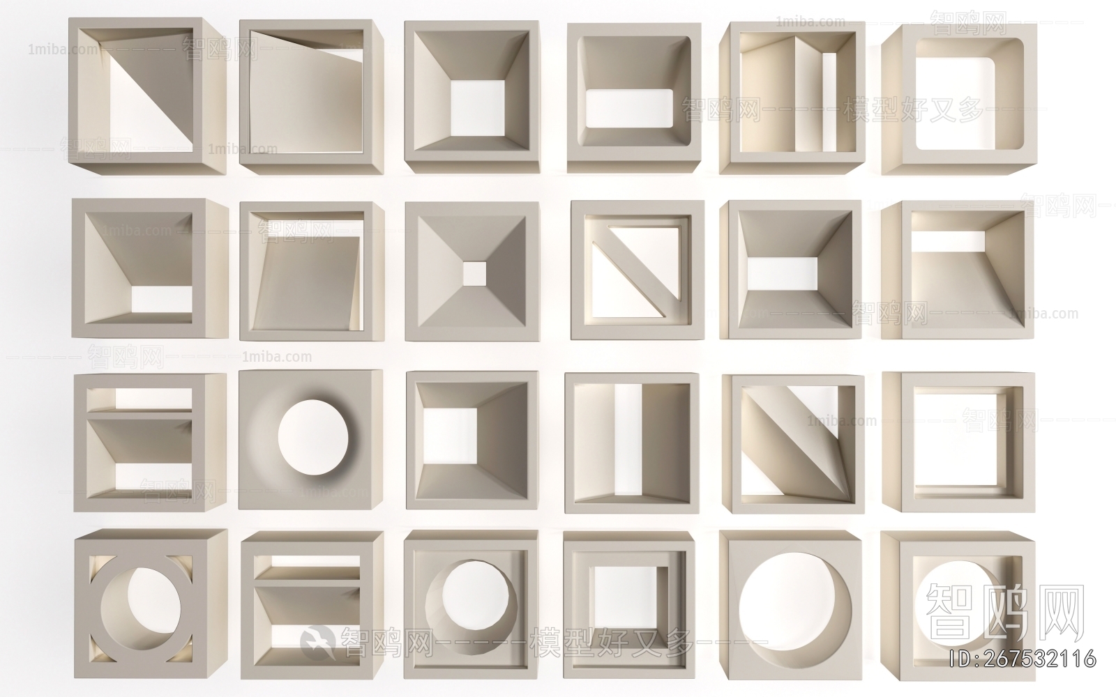 Modern Cement Brick Screen Partition