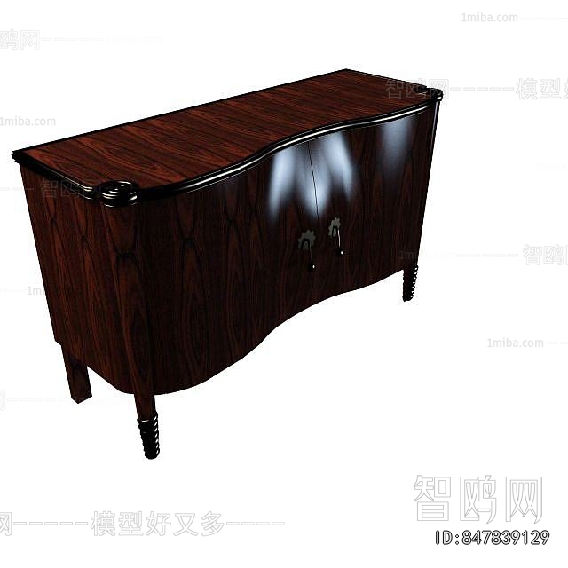 Simple European Style Side Cabinet