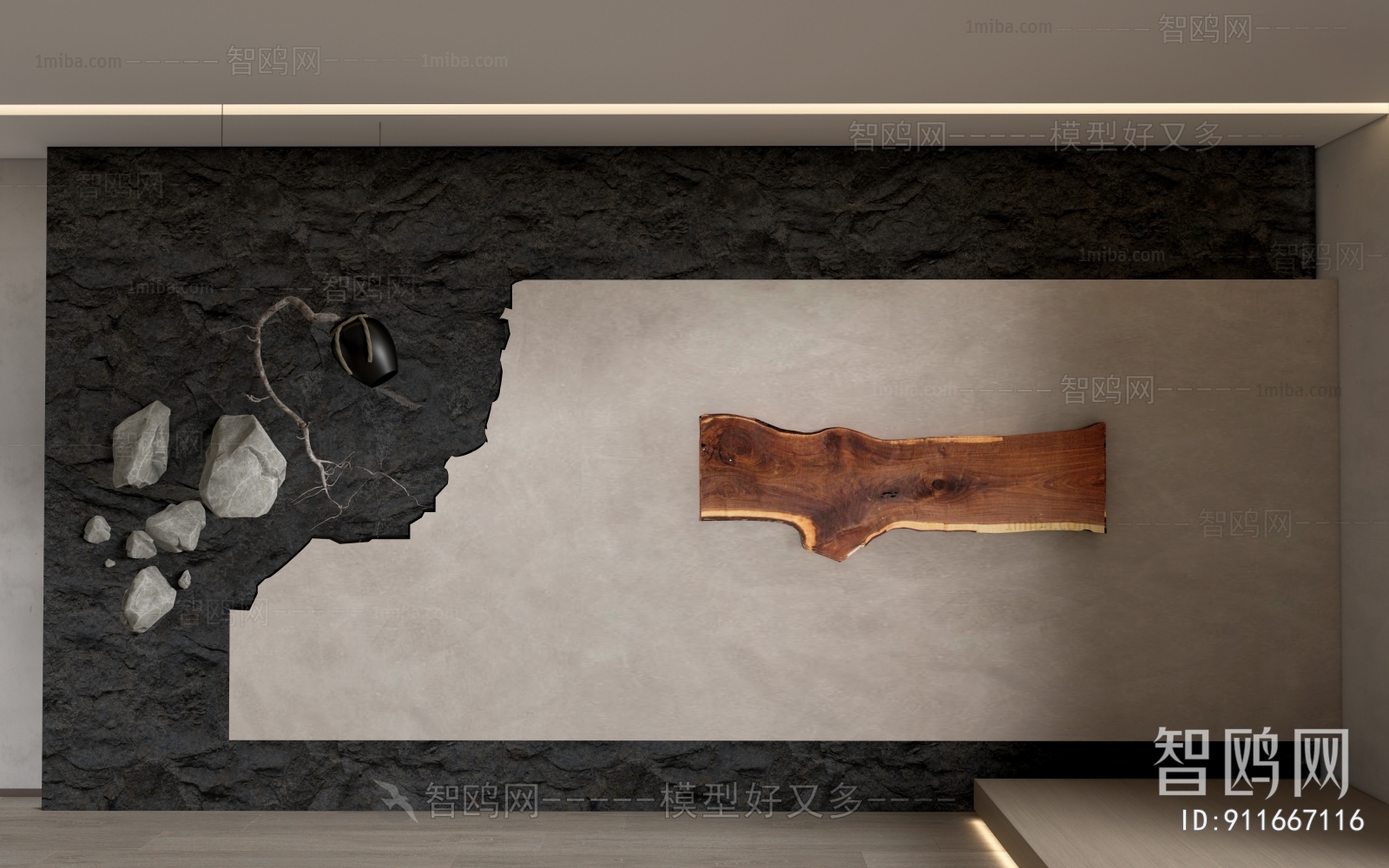 New Chinese Style TV Wall