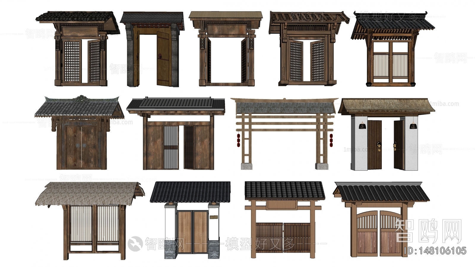 New Chinese Style Gate