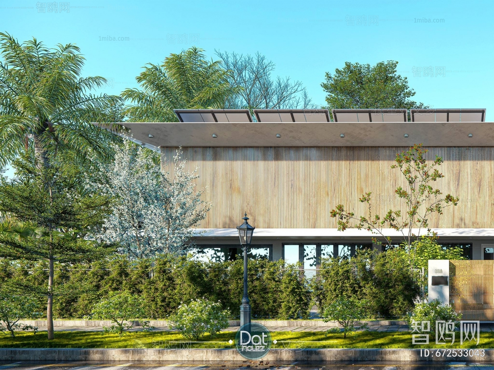 Modern Park Landscape