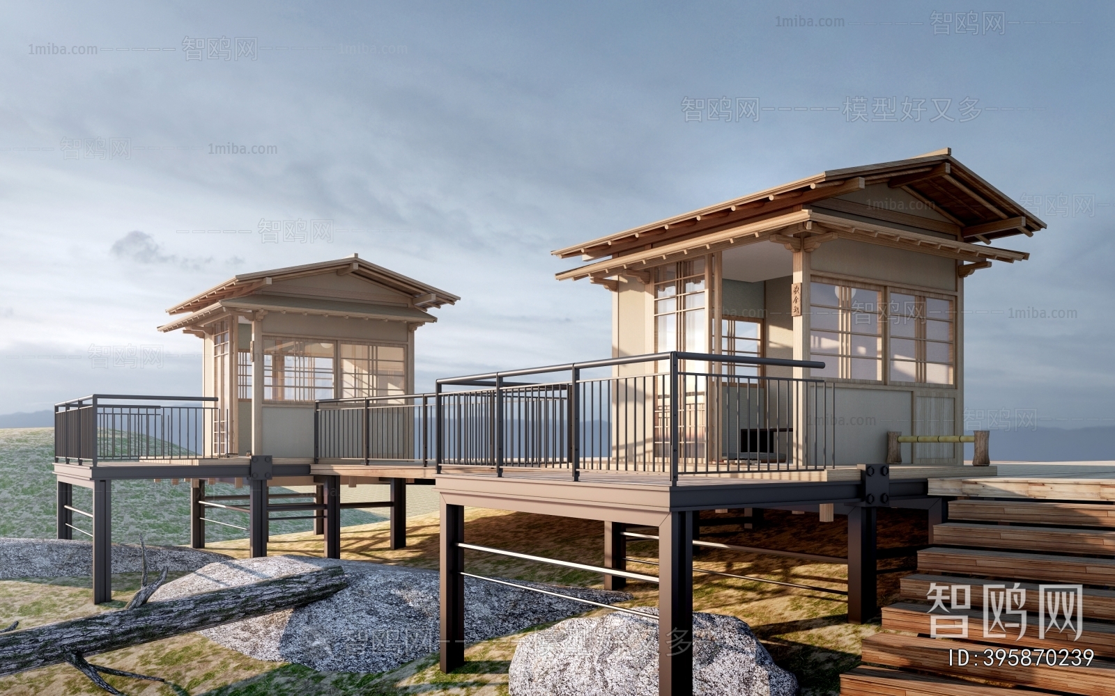 New Chinese Style Building Appearance