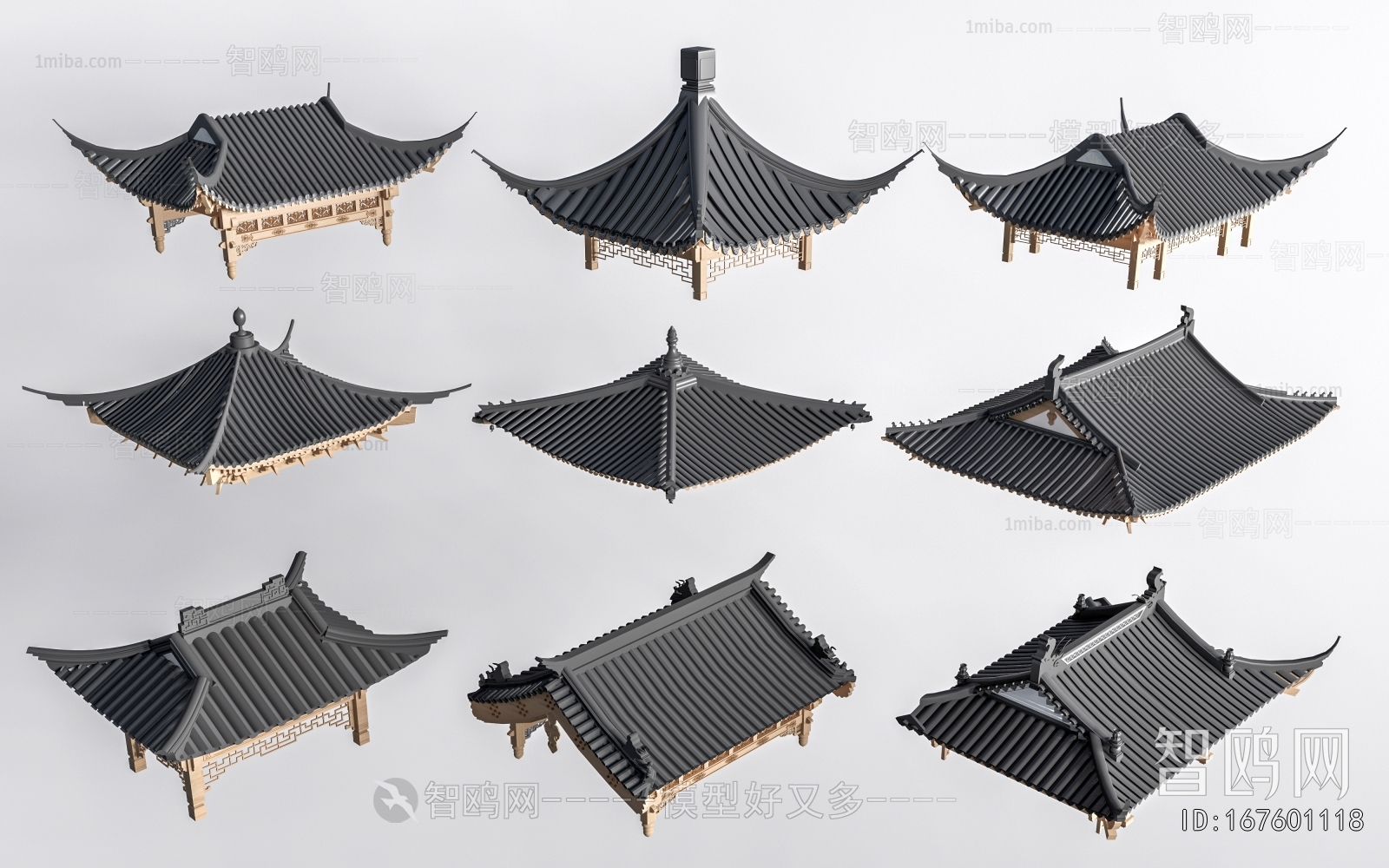 Chinese Style Building Component