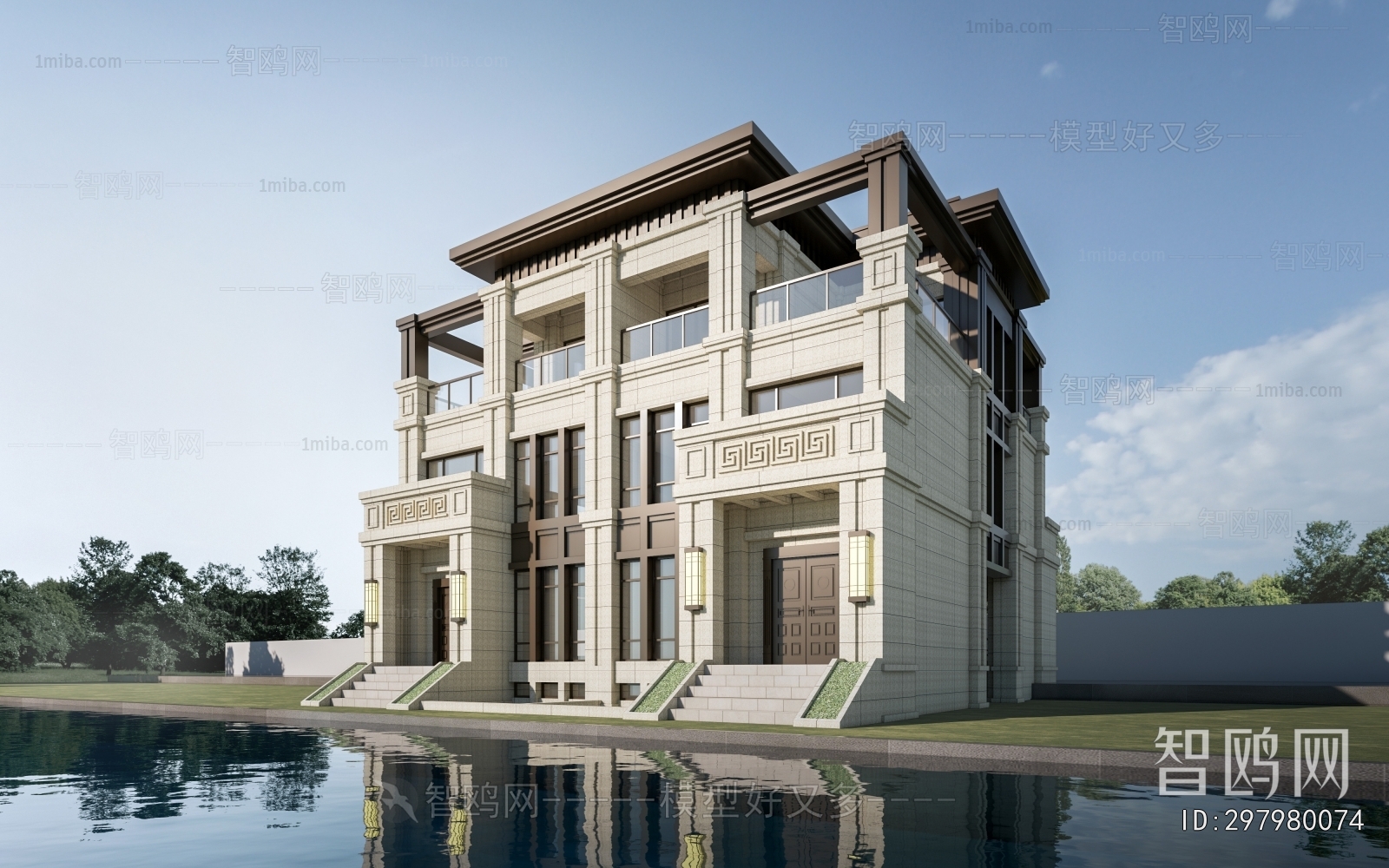 Simple European Style Detached Villa