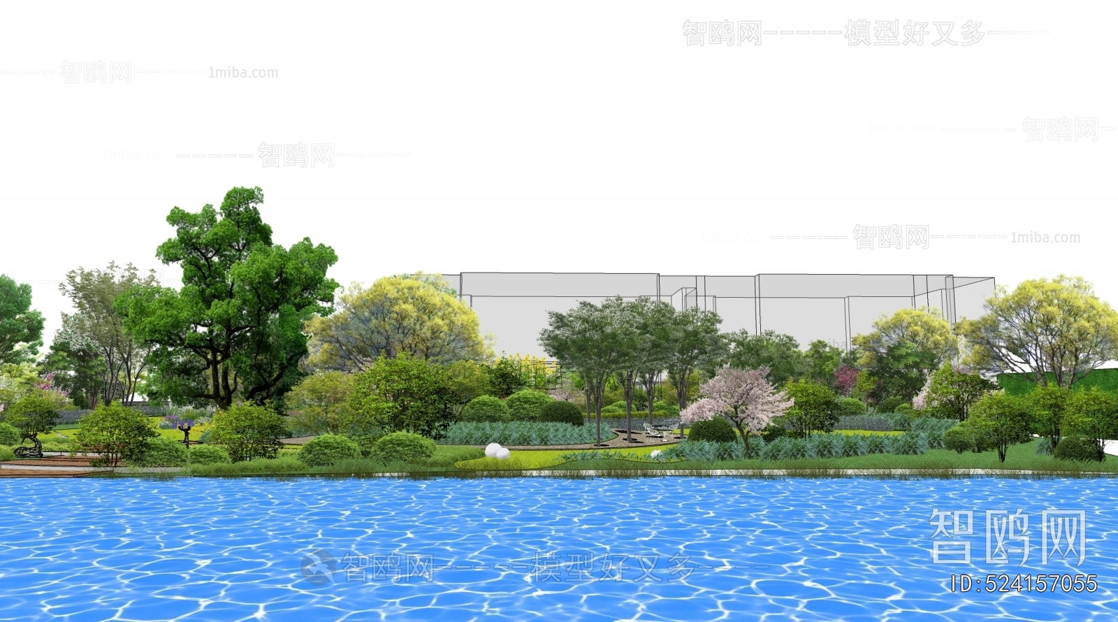 Modern Park Landscape