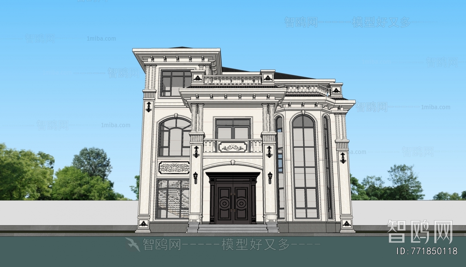 Simple European Style Detached Villa