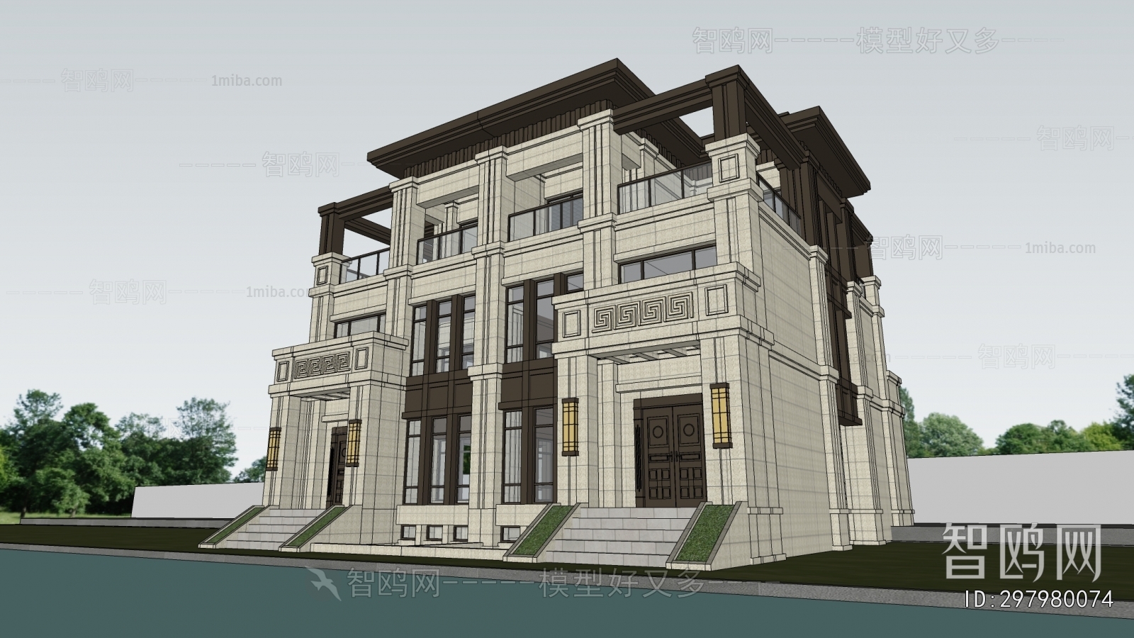 Simple European Style Detached Villa