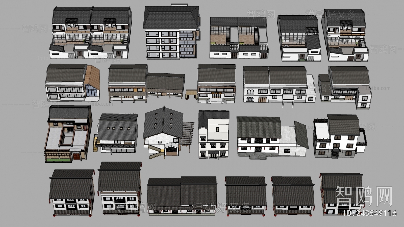New Chinese Style Residential Building
