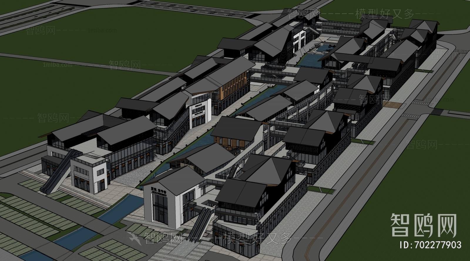 New Chinese Style Commercial Street