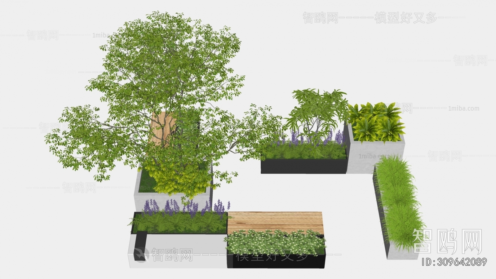 Modern Flower Bed, Flower Bowl, Flower Box