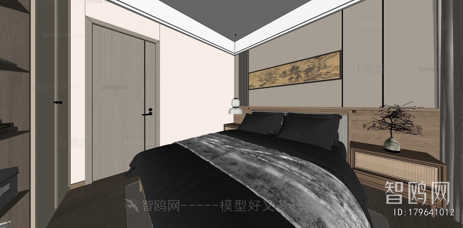 New Chinese Style Bedroom