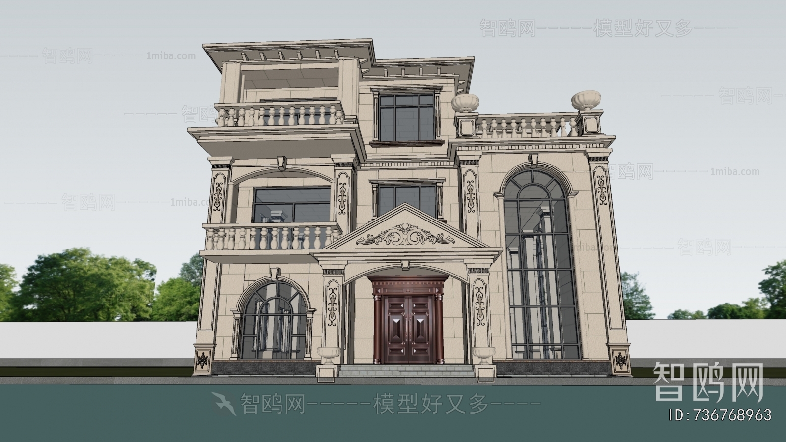 Simple European Style Detached Villa