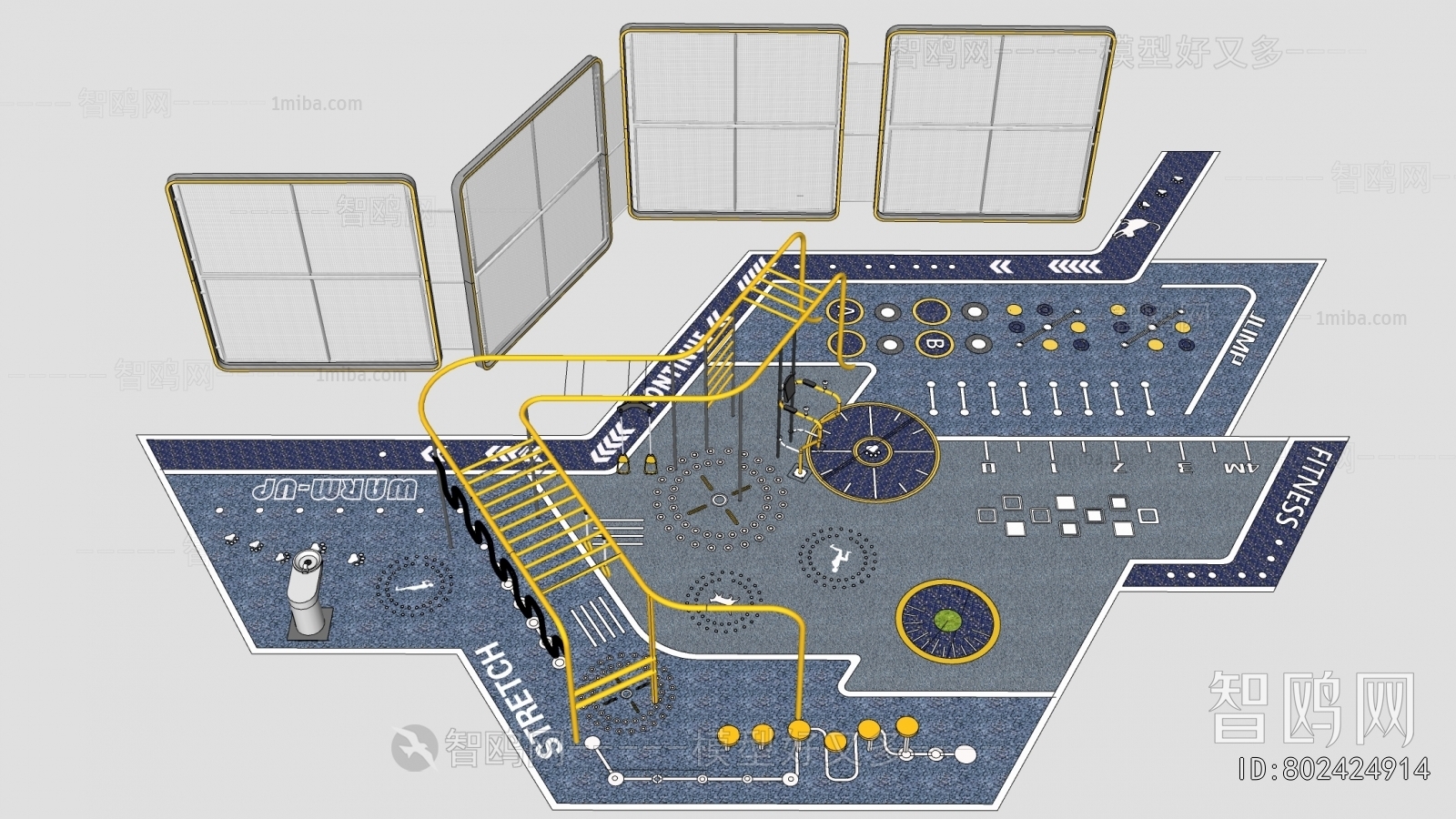 Modern Fitness Equipment