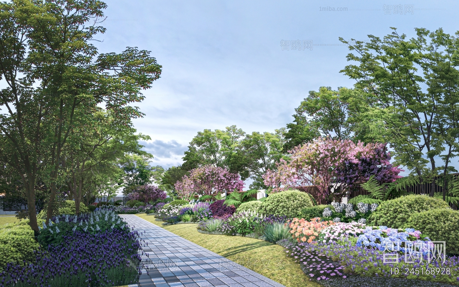 Modern Park Landscape