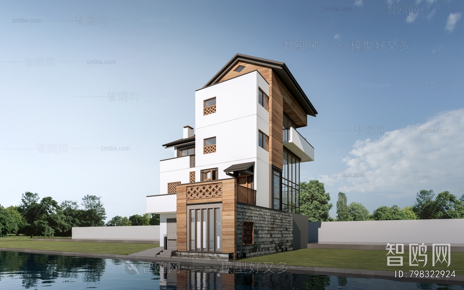 New Chinese Style Detached Villa