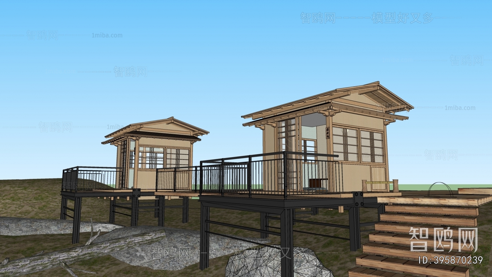 New Chinese Style Building Appearance