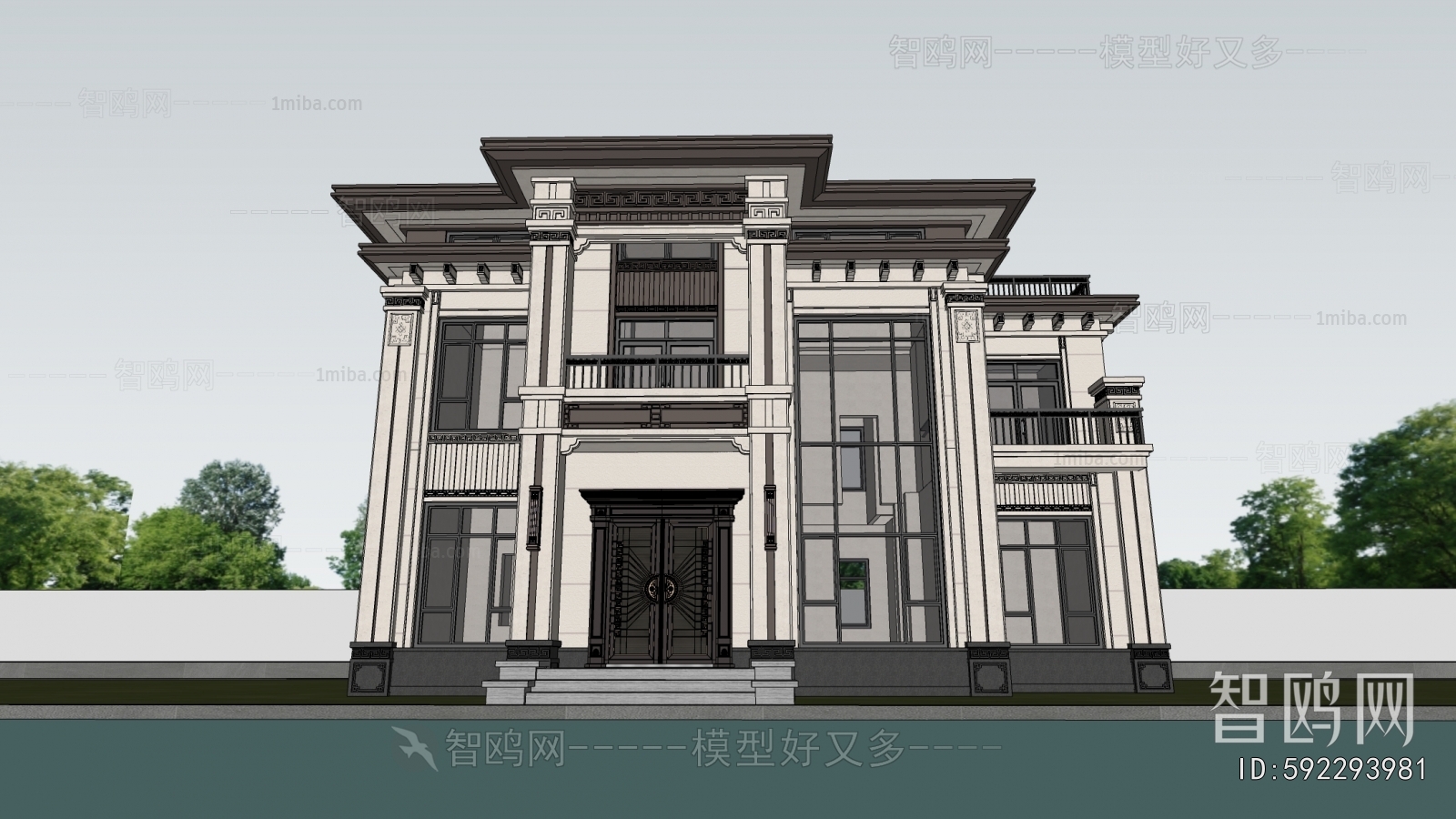 Simple European Style Detached Villa