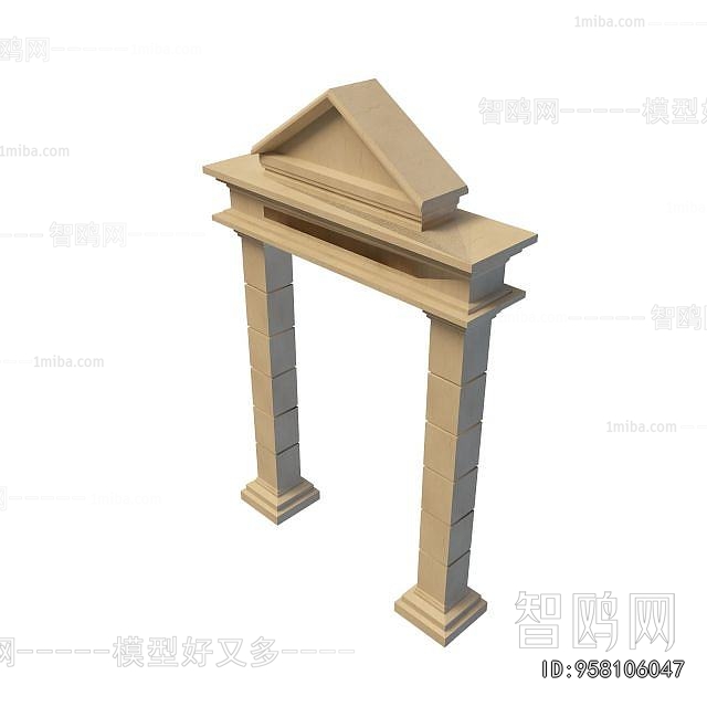 Simple European Style Door