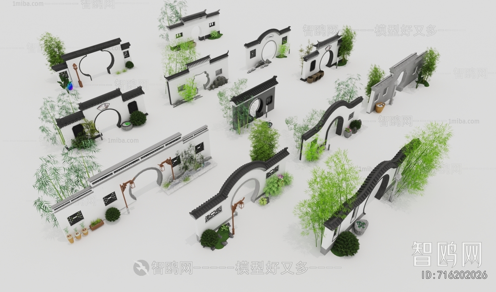 Chinese Style Landscape Wall