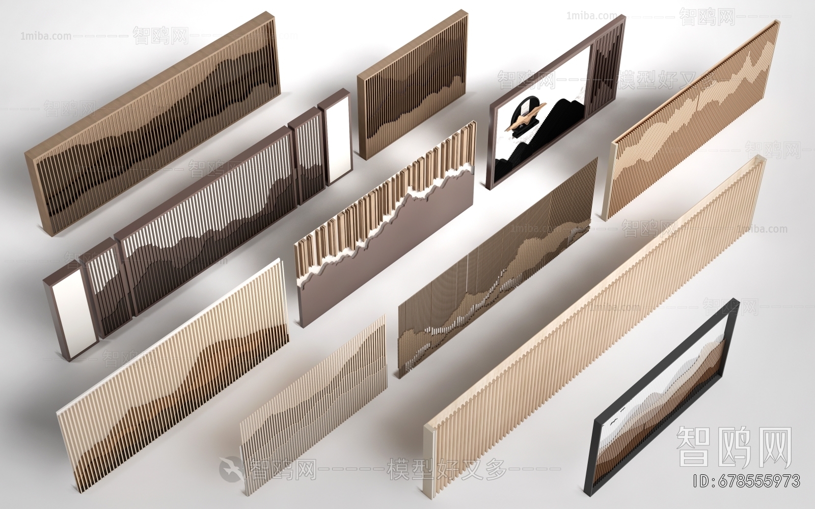 New Chinese Style TV Wall