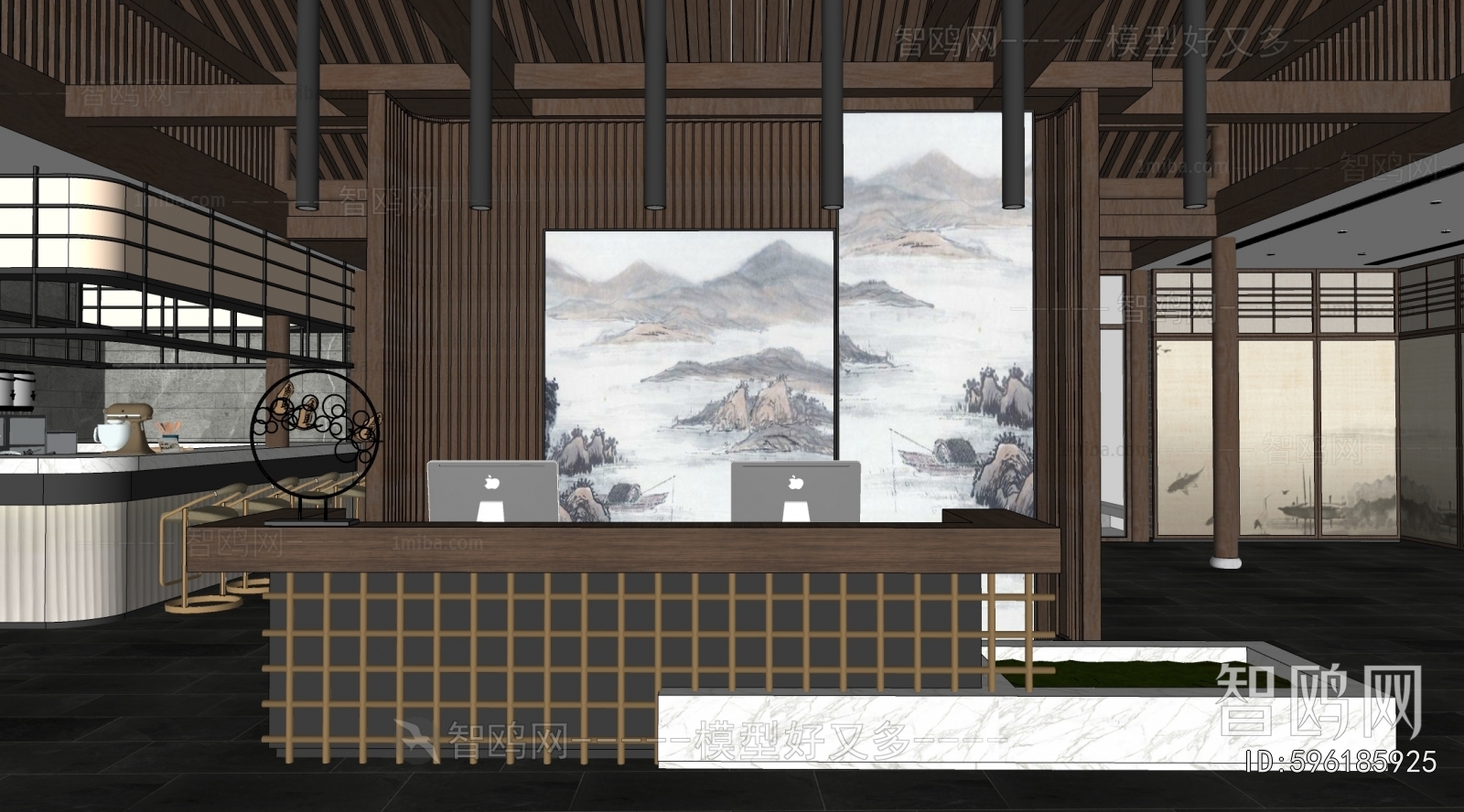 New Chinese Style Lobby Hall