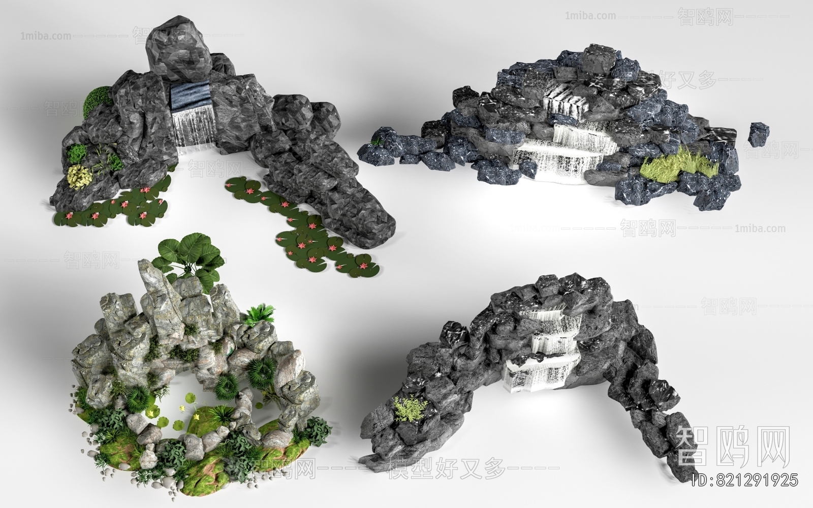 Modern Rockery Waterscape