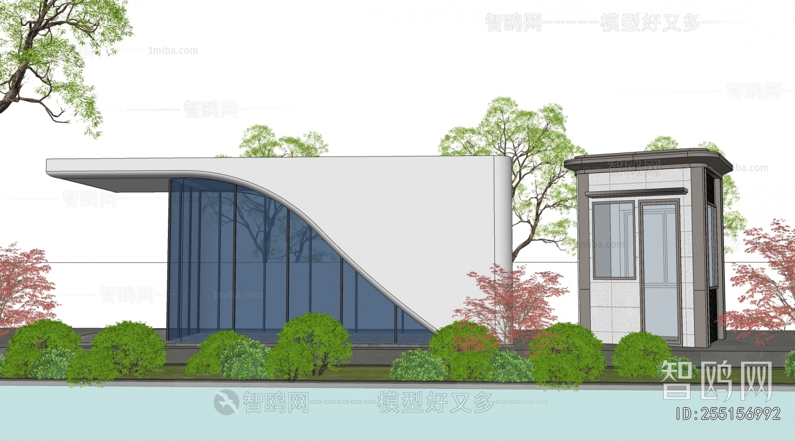 Modern Security Booth