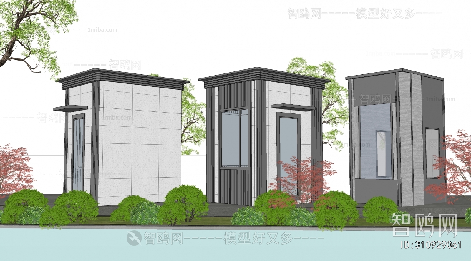 Modern Security Booth