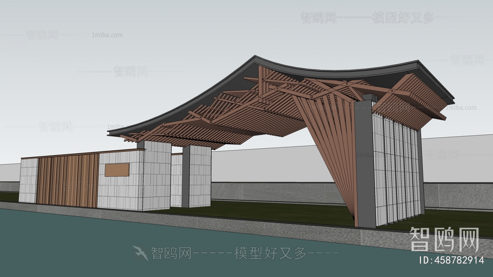 New Chinese Style Gate